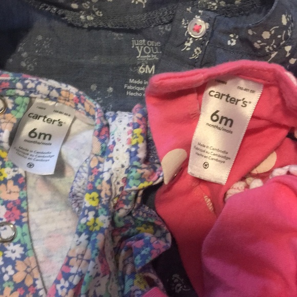 Last call! Carters Rompers 6m - Picture 2 of 5